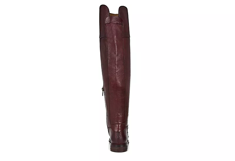 Franco Sarto Womens Haleen Over The Knee Boot - Burgundy 7 Franco Sarto Womens Haleen Over The Knee Boot - Burgundy - Image 5