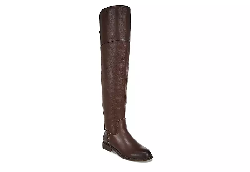 Franco Sarto Womens Haleen Wide Calf Over The Knee Boot - Brown 3 Franco Sarto Womens Haleen Wide Calf Over The Knee Boot - Brown