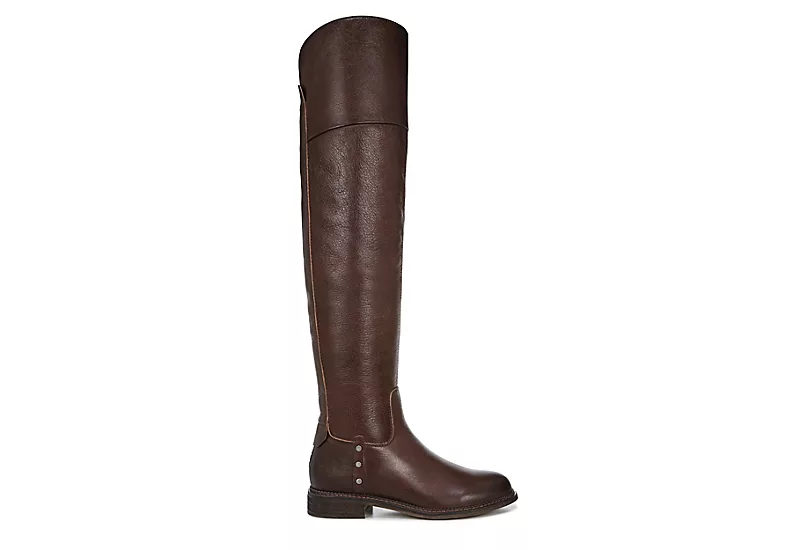 Franco Sarto Womens Haleen Wide Calf Over The Knee Boot - Brown 4 Franco Sarto Womens Haleen Wide Calf Over The Knee Boot - Brown - Image 2