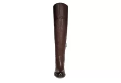 Franco Sarto Womens Haleen Wide Calf Over The Knee Boot - Brown 11 Franco Sarto Womens Haleen Wide Calf Over The Knee Boot - Brown -Shoe Shop US 01 300475 02