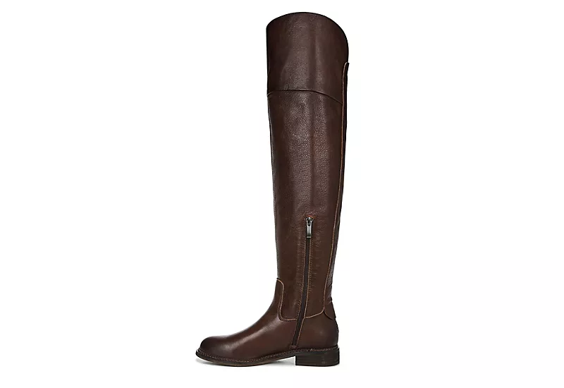 Franco Sarto Womens Haleen Wide Calf Over The Knee Boot - Brown 6 Franco Sarto Womens Haleen Wide Calf Over The Knee Boot - Brown - Image 4