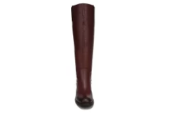 Franco Sarto Womens Meyer Tall Boot - Burgundy -Shoe Shop US 01 300500 02