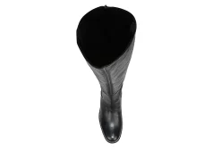 Franco Sarto Womens Meyer Wide Calf Tall Boot - Black -Shoe Shop US 01 300504 05