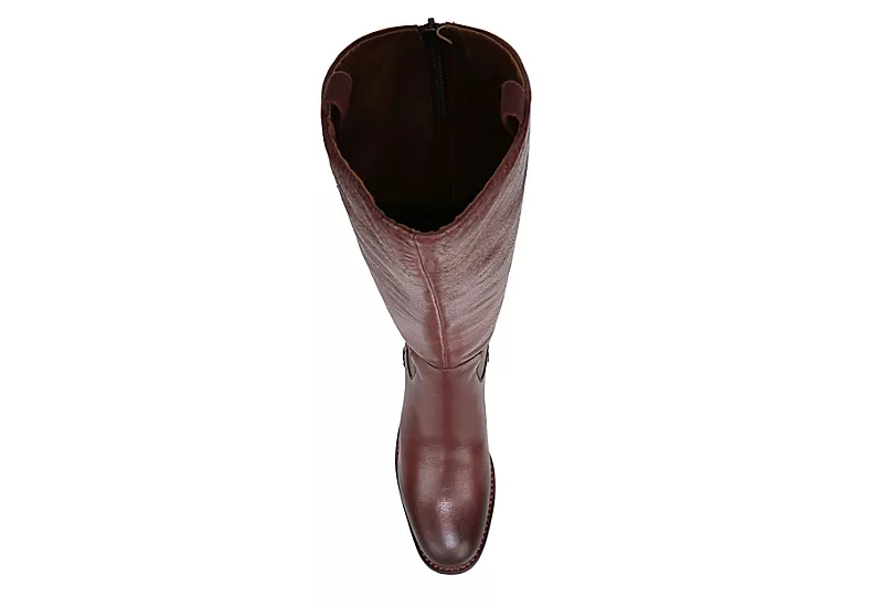 Franco Sarto Womens Meyer Wide Calf Tall Boot - Burgundy 8 Franco Sarto Womens Meyer Wide Calf Tall Boot - Burgundy - Image 6