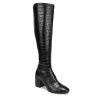Franco Sarto Womens Tribute Wide Calf Tall Boot - Black