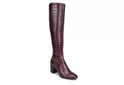 Franco Sarto Womens Tribute Wide Calf Tall Boot - Dark Purple