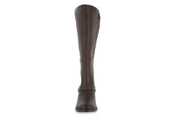 Easy Street Womens Jewel Wide Calf Tall Boot - Brown -Shoe Shop US 01 300662 02