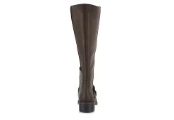Easy Street Womens Jewel Wide Calf Tall Boot - Brown -Shoe Shop US 01 300662 04