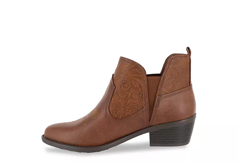 Easy Street Womens Legend Bootie - Tan 6 Easy Street Womens Legend Bootie - Tan - Image 4