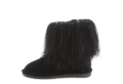 Bearpaw Womens Boo Fur Boot - Black -Shoe Shop US 01 300708 03