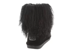Bearpaw Womens Boo Fur Boot - Black -Shoe Shop US 01 300708 04