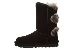 Bearpaw Womens Eloise Fur Boot - Black -Shoe Shop US 01 300743 03