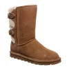 Bearpaw Womens Eloise Wide Calf Fur Boot - Tan -Shoe Shop US 01 300747 00