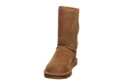 Bearpaw Womens Eloise Wide Calf Fur Boot - Tan -Shoe Shop US 01 300747 02