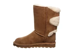 Bearpaw Womens Eloise Wide Calf Fur Boot - Tan -Shoe Shop US 01 300747 03