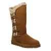 Bearpaw Womens Emery Fur Boot - Tan -Shoe Shop US 01 300750 00