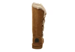 Bearpaw Womens Emery Fur Boot - Tan -Shoe Shop US 01 300750 04