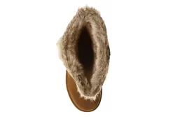 Bearpaw Womens Emery Fur Boot - Tan -Shoe Shop US 01 300750 05