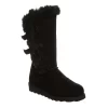 Bearpaw Womens Genevieve Fur Boot - Black