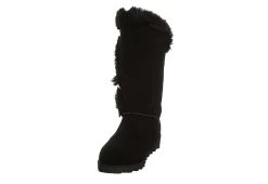 Bearpaw Womens Genevieve Fur Boot - Black -Shoe Shop US 01 300751 02