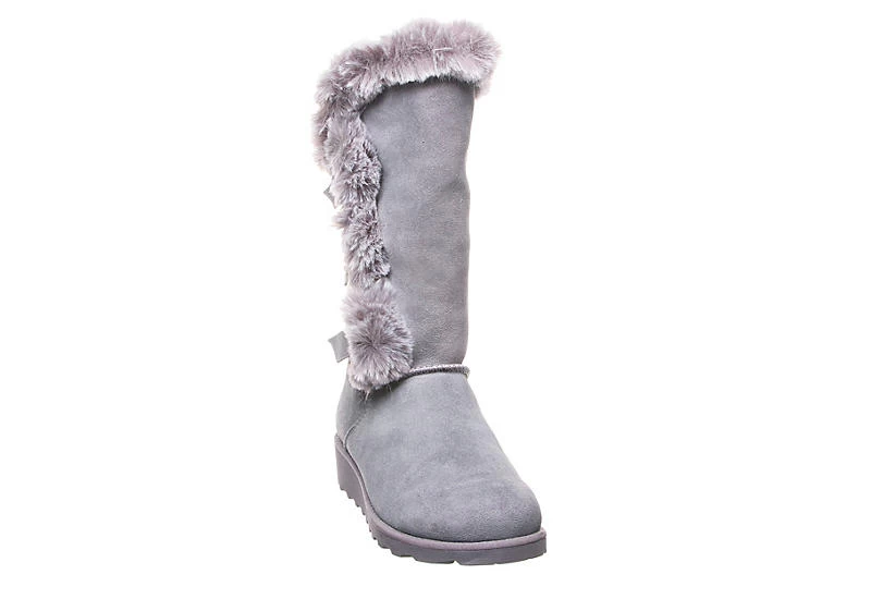 Bearpaw Womens Genevieve Fur Boot - Grey 5 Bearpaw Womens Genevieve Fur Boot - Grey - Image 3