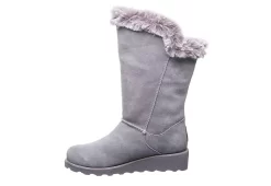 Bearpaw Womens Genevieve Fur Boot - Grey 12 Bearpaw Womens Genevieve Fur Boot - Grey -Shoe Shop US 01 300752 03