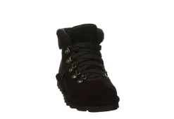 Bearpaw Womens Marta Lace-up Fur Boot - Black -Shoe Shop US 01 300782 02