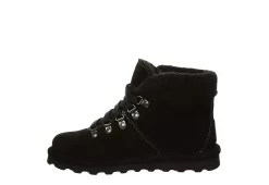 Bearpaw Womens Marta Lace-up Fur Boot - Black -Shoe Shop US 01 300782 03
