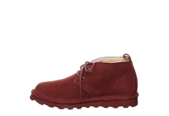 Bearpaw Womens Skye Lace-up Fur Boot - Dark Red -Shoe Shop US 01 300814 03