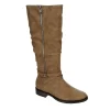 Xappeal Womens Nadeen Wide Calf Riding Boot - Taupe -Shoe Shop US 01 301863 00