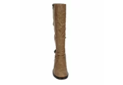 Xappeal Womens Nadeen Wide Calf Riding Boot - Taupe -Shoe Shop US 01 301863 02