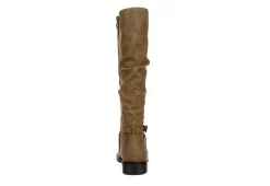 Xappeal Womens Nadeen Wide Calf Riding Boot - Taupe -Shoe Shop US 01 301863 04