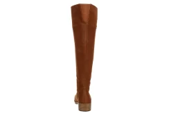 Eva & Zoe Womens Bria Wide Calf Tall Boot - Cognac -Shoe Shop US 01 301948 04