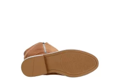 Eva & Zoe Womens Bria Wide Calf Tall Boot - Cognac -Shoe Shop US 01 301948 06