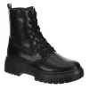 Limelight Womens Rudy Combat Boot - Black -Shoe Shop US 01 302010 00