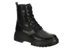 Limelight Womens Rudy Combat Boot - Black