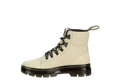 Dr. Martens Dr.martens Womens Combs Suede Combat Boot - Off White -Shoe Shop US 01 302022 03