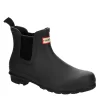 Hunter Boots Llc Womens Original Chelsea Rain Boot - Black -Shoe Shop US 01 302437 00