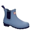 Hunter Boots Llc Womens Original Chelsea Rain Boot - Blue -Shoe Shop US 01 302439 00