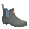 Hunter Boots Llc Womens Original Chelsea Rain Boot - Grey -Shoe Shop US 01 302440 00