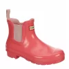 Hunter Boots Llc Womens Original Chelsea Gloss Rain Boot - Pink -Shoe Shop US 01 302441 00