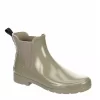 Hunter Boots Llc Womens Original Refined Chelsea Gloss Rain Boot - Taupe -Shoe Shop US 01 302442 00