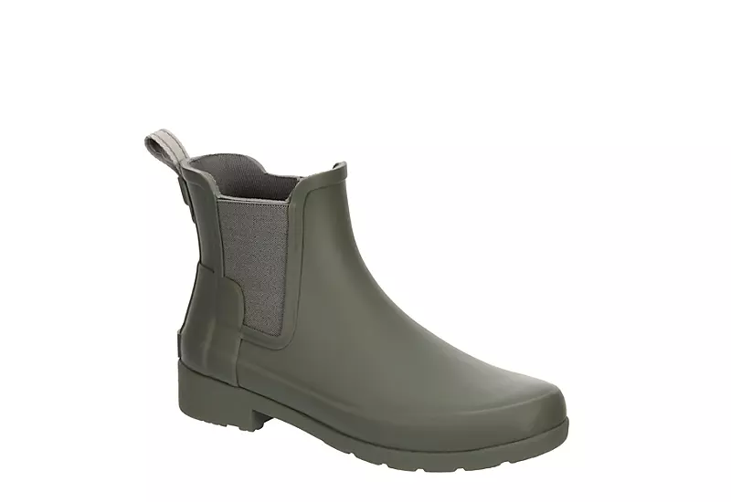 Hunter Boots Llc Womens Original Refined Chelsea Rain Boot - Grey 3 Hunter Boots Llc Womens Original Refined Chelsea Rain Boot - Grey