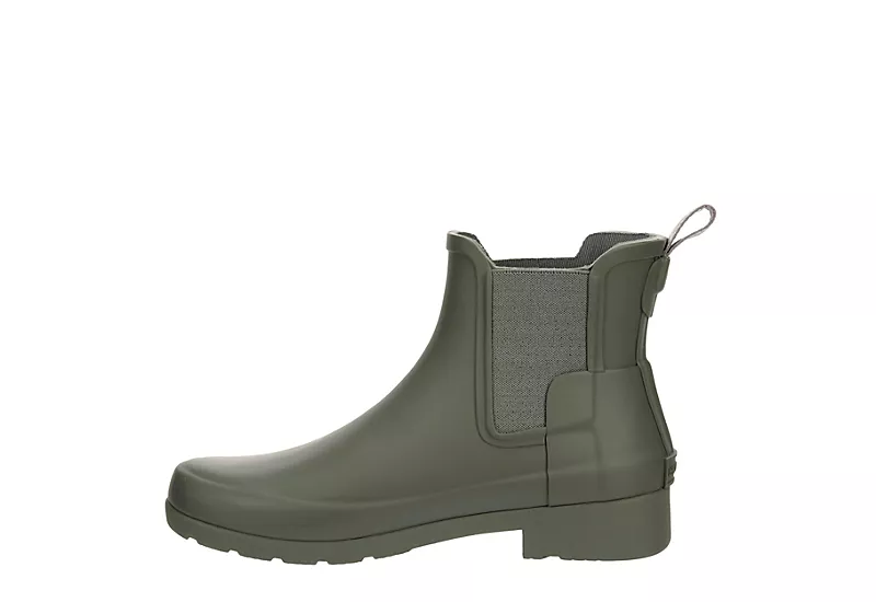 Hunter Boots Llc Womens Original Refined Chelsea Rain Boot - Grey 6 Hunter Boots Llc Womens Original Refined Chelsea Rain Boot - Grey - Image 4