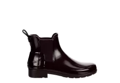 Hunter Boots Llc Womens Original Refined Chelsea Gloss Rain Boot - Wine 10 Hunter Boots Llc Womens Original Refined Chelsea Gloss Rain Boot - Wine -Shoe Shop US 01 302444 01