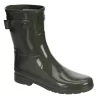 Hunter Boots Llc Womens Original Refined Short Gloss Rain Boot - Grey -Shoe Shop US 01 302445 00
