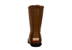 Hunter Boots Llc Womens Original Roll Top Sherpa Rain Boot - Tan -Shoe Shop US 01 302446 04