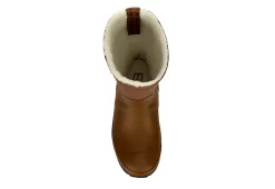Hunter Boots Llc Womens Original Roll Top Sherpa Rain Boot - Tan -Shoe Shop US 01 302446 05