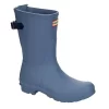 Hunter Boots Llc Womens Original Back Adj Rain Boot - Blue -Shoe Shop US 01 302450 00