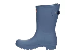 Hunter Boots Llc Womens Original Back Adj Rain Boot - Blue 12 Hunter Boots Llc Womens Original Back Adj Rain Boot - Blue -Shoe Shop US 01 302450 03